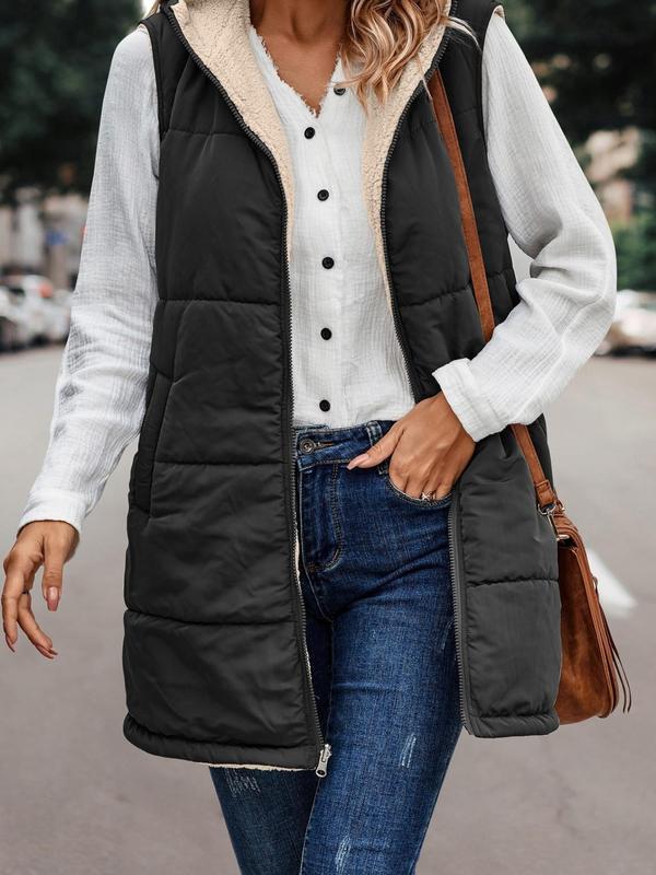 LUCY™ - Warm Sleeveless Woven Hooded Jacket for Winter