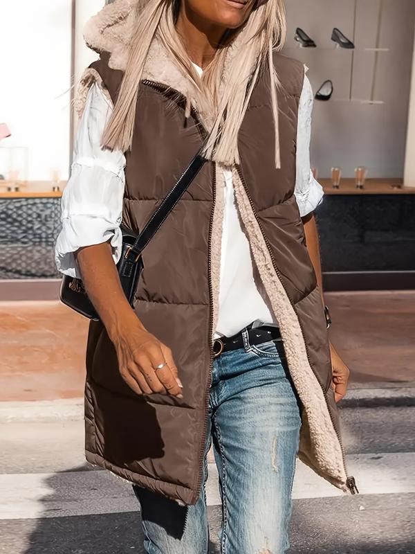 LUCY™ - Warm Sleeveless Woven Hooded Jacket for Winter