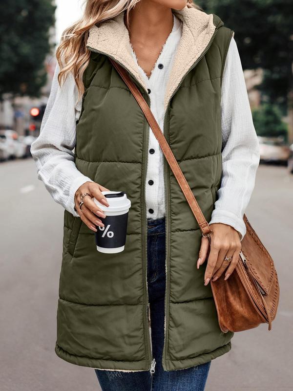 LUCY™ - Warm Sleeveless Woven Hooded Jacket for Winter
